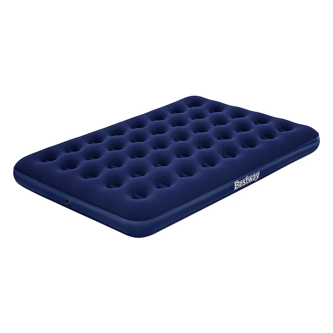 Bestway Luftbett Blue Horizon Double XLLO 191x137x22cm mit PVC-Material & bequemer Flockoberfläche
