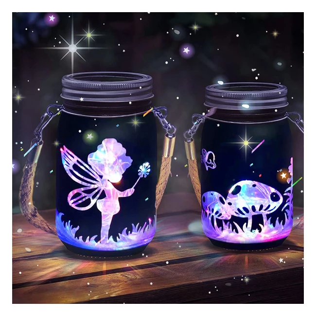 Mloqi Garden Fairy Ornaments - Hanging Solar Lights for Outdoor Decor - Waterproof & Long-Lasting - Perfect Gift