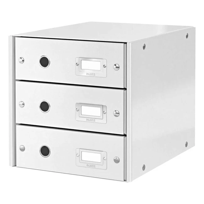 BUC de cajones Leitz 3 cajones A4 blanco - Click and Store 60480001