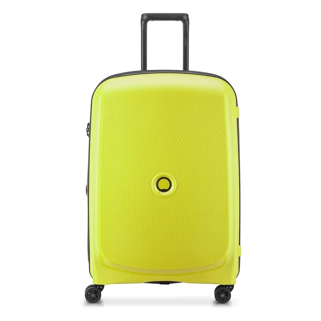Delsey Belmont Plus Slim Kabinentrolley 55 cm, 4 Doppelräder, Chartreuse Grün