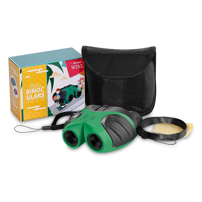 Jumelles grand angle pour enfants JRDBS WINL 8x21 | Sécurité, résistantes aux chocs, vue cristalline