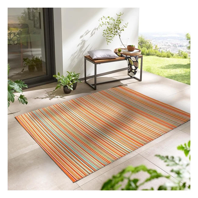 Santa Monica Outdoor Kurzflor Teppich wasser- und wetterfest 160 x 230 cm