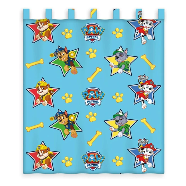 Rideau La Pat' Patrouille Transparent 140x160cm - Polyester