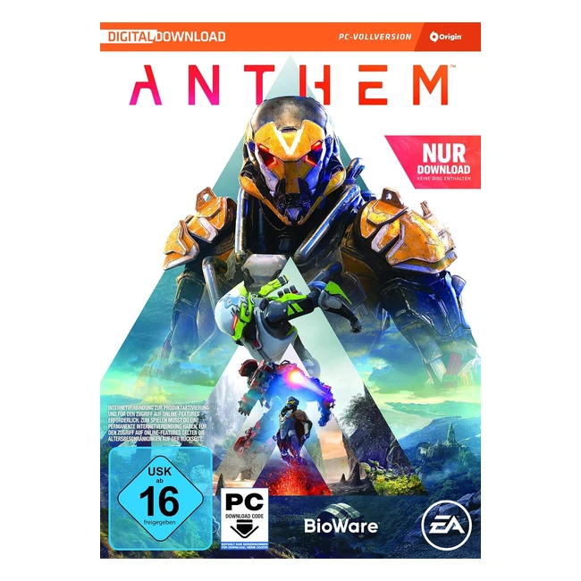 Anthem Standard Edition PC Download Origin Code - Shared-World-Action-RPG
