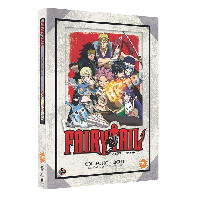 Limited Edition Fairy Tail Collection 8 - Episodes 165187 | Free Shipping