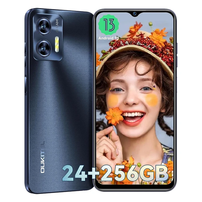 Oukitel C35 Mobile Phone - Unlocked, Android 13, 24GB RAM, 256GB ROM, 50MP Camera, 5150mAh Battery