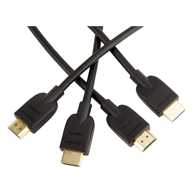 Cavo HDMI 20 ad alta velocità, supporta Ethernet, 3D, video 4K e ARC - Nero