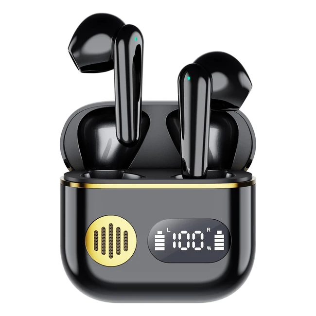 Neue Bluetooth Kopfhörer 2023 - Kabellos, In-Ear, HiFi Stereo, ENC Mic, 40 Std. Akkulaufzeit