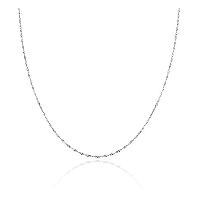 Collier argent 925 sans pendentif - Chaine d'argent dames 13mm