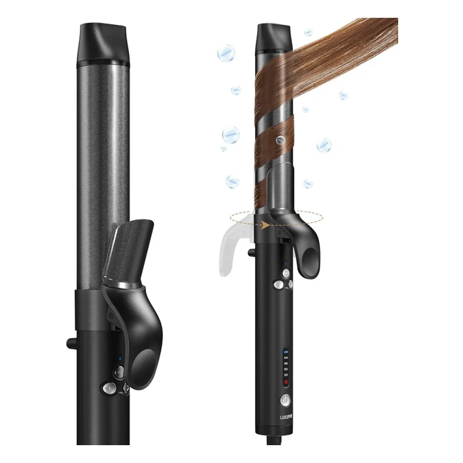 Fer à boucler automatique Luxspire 32mm - Revêtement en nano titane - Températures réglables - Noir