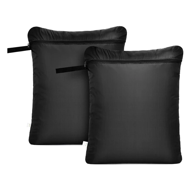 Sacchetto viaggio Otraki 50x60cm 2 pezzi - Sacco biancheria sporca riutilizzabile con zip impermeabile