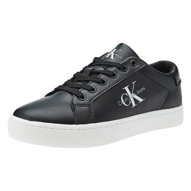Zapatillas Calvin Klein Classic Cupsole para hombre - Negras - Talla 40 EU