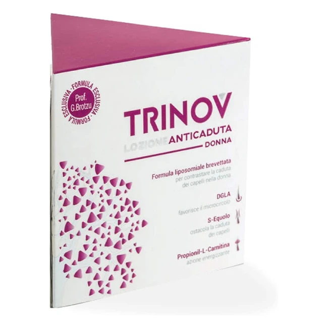 Trinov Lozione Anticaduta Donna - Trattamento Cosmetico per Capelli - Flacone 30ml