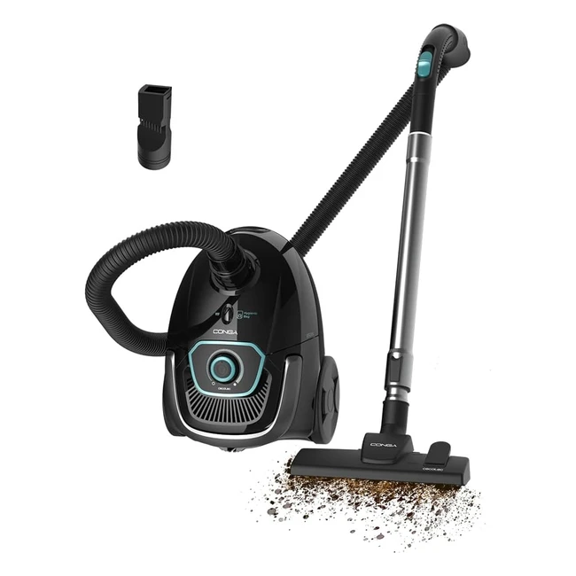 Aspirateur traîneau avec sac Conga Powerbag 2500 Plus - 850W - Filtration haute efficacité