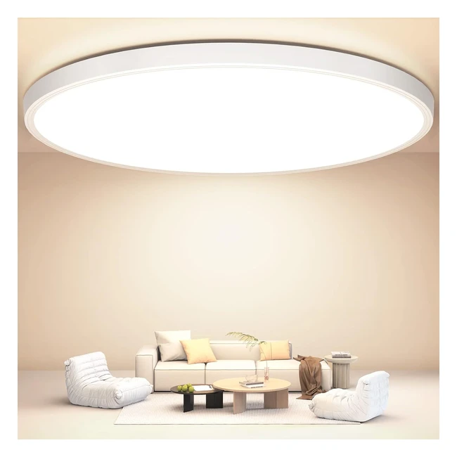 Lámpara de techo Ouila 30cm 2400lm 4000K luz blanca LED redonda 24W