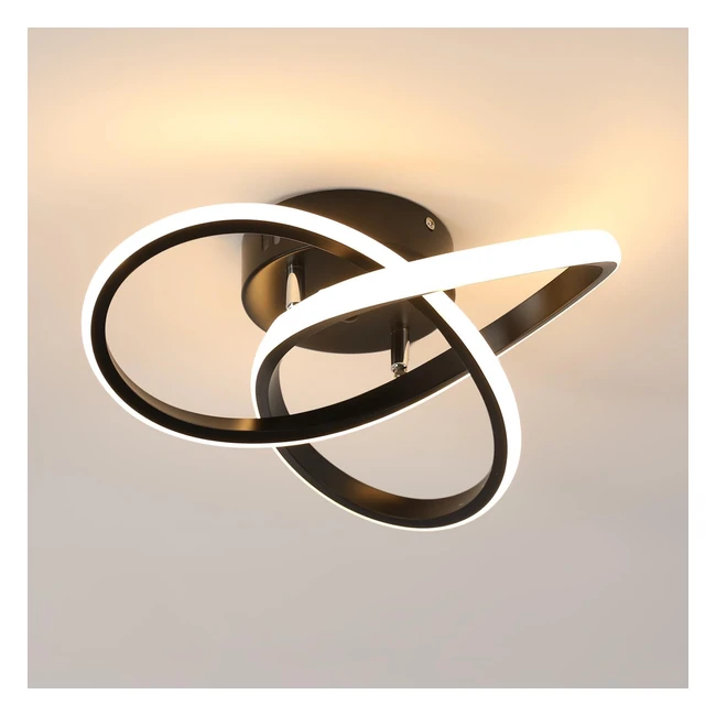 Lampadario LED Soffitto Moderno 30W 3500lm - Design Fiore - Bianco Caldo 3000K