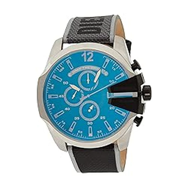 Reloj Diesel Crusher Hombre - Movimiento Digital - 46mm - Nailon Ahumado - Correa Nailon - DZ1894