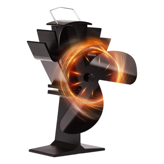 Ventola 3Lame Tomersun con Alimentazione a Calore per Stufe e Caminetti - Risparmia Combustibile e Riscalda Rapidamente