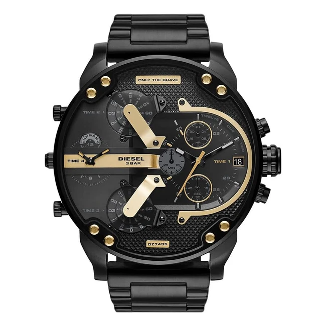 Orologio Diesel Uomo Mr Daddy Cassa 57mm Acciaio Inossidabile - Cronografo