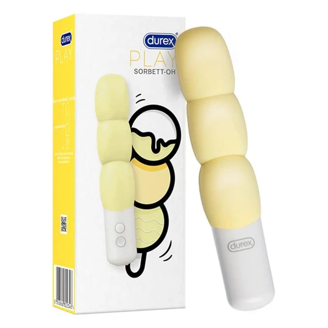 Durex Play Sorbettoh - Vibratore Waterproof Unisex - Velocità Regolabile