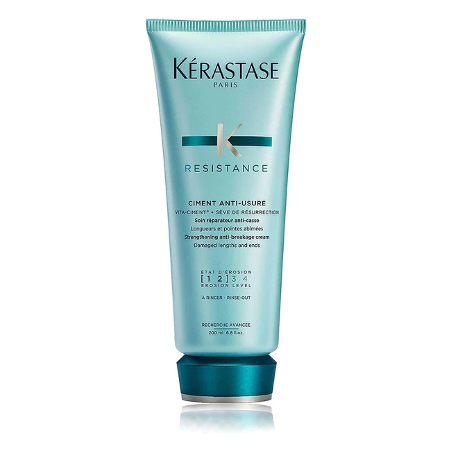 Kérastase Résistance Force Architecte - Balsamo Riparatore per Capelli Danneggiati - Ciment Antiusure 200 ml