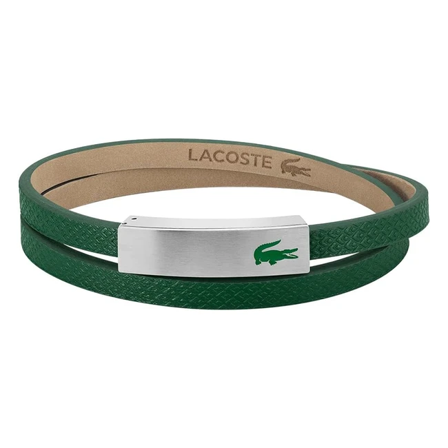 Lacoste Braccialetto Pelle Uomo Port Decorato Petit Piqu 2040107