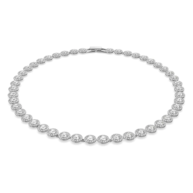 Collana Swarovski Angelic Bianca - Placcata Rodio - Spedizione Gratuita