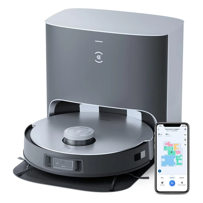 Ecovacs Deebot X1 - Robot Aspirapolvere con Funzione Mopping e Stazione di Aspirazione Automatica
