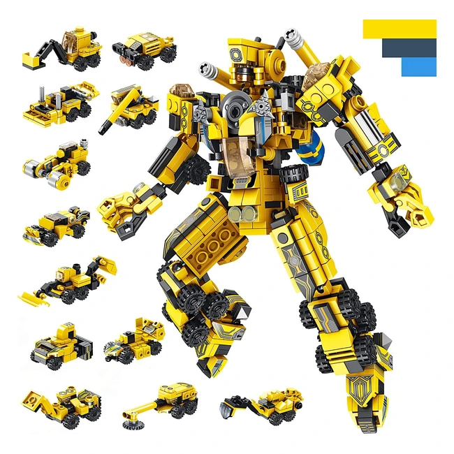 25in1 Robot Building Toys for Boys - STEM Learning Toy, Creative Construction Kit