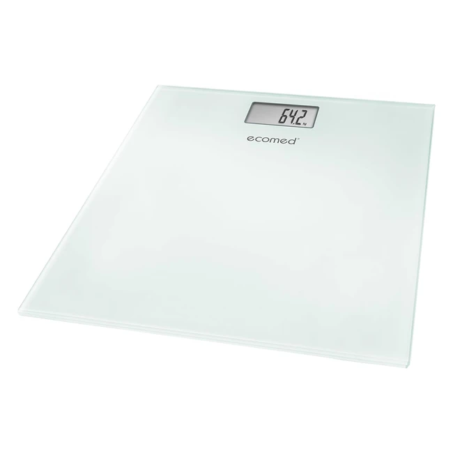 Báscula Digital Ecomed PS72E - Hasta 150kg - Desconexión Automática - Color Blanco