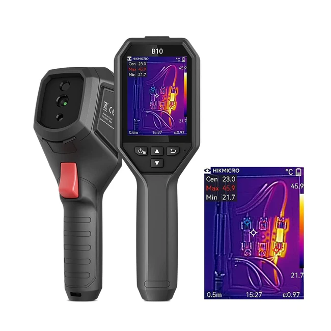 Hikmicro Wärmebildkamera B10 - 256x192 IR-Auflösung, 2MP Visuelle Kamera, 25Hz Bildfrequenz