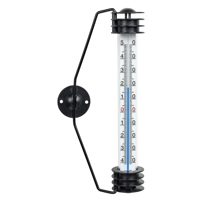 Termómetro Ventana Negro TFA 14600001 - Resistente a la Intemperie