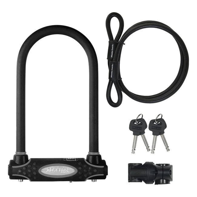 Catena bici Master Lock U Ottima - Protezione Bicicletta Sicura - Certificata e Resistente