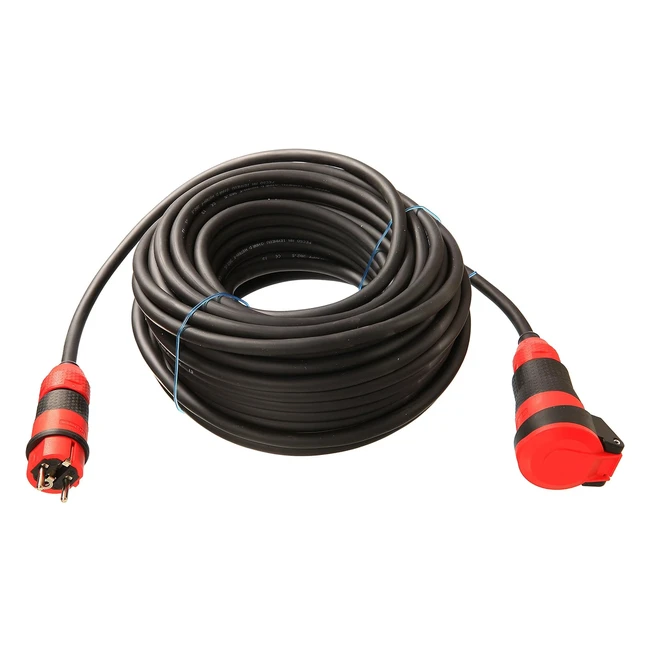 Schwabe Schukoultra II Gummi Verlängerungsleitung H07RNF 3G25 50m - Robust für Gewerbebau