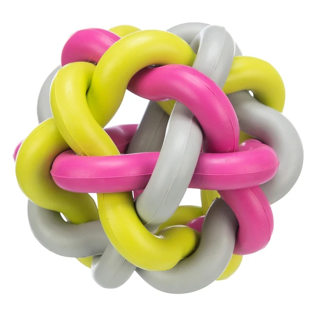 Pelota anudada Trixie para perros - Caucho natural - Ref. 12345 - Ideal para el cuidado de tu mascota
