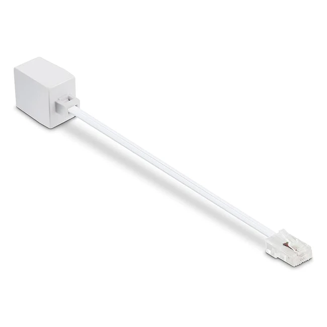 Adaptateur RJ45 mâle vers RJ11 femelle - Metronic 495223 - Résout les problèmes de compatibilité
