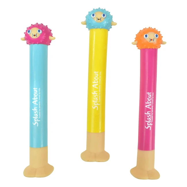 Pufferfish - Jouets de bain pour enfants - Lot de 3 - Plongée amusante
