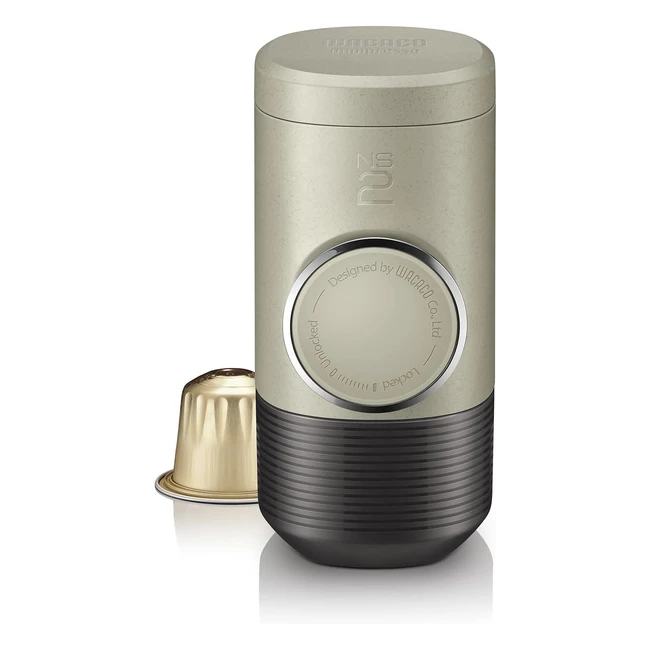 Wacaco Minipresso NS2 - Mini Cafetera Espresso Manual - 18 Bares - Portátil para Viajes y Camping