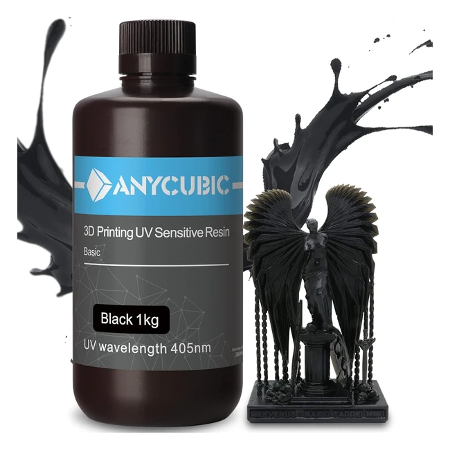 Impresora 3D AnyCubic Estándar Resina LCD UV 405nm - Alta Precisión y Eficiencia