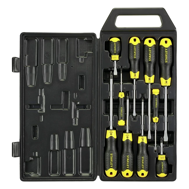 Cacciaviti Stanley 265014 Cushion Grip Std Pozi Set di 10 pz