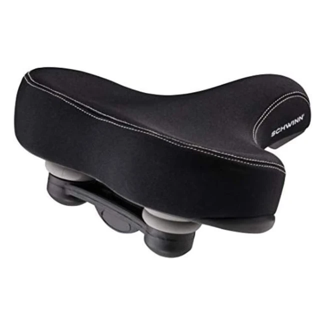 Schwinn Selle de vélo confortable Breeze Cruise, mousse haute densité, noir