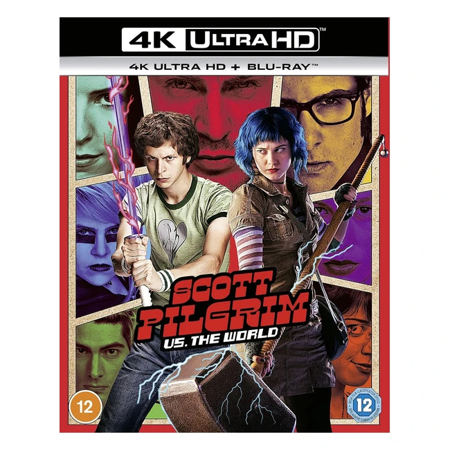 Scott Pilgrim vs The World 4K UltraHD Blu-ray - Region Free - Key Features: Action-packed, visually stunning, cult classic