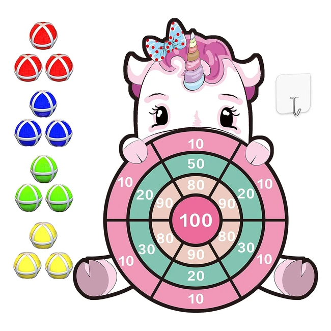 Large Dinosaur Unicorn Dartboard Games for Kids - Best Party Decorations