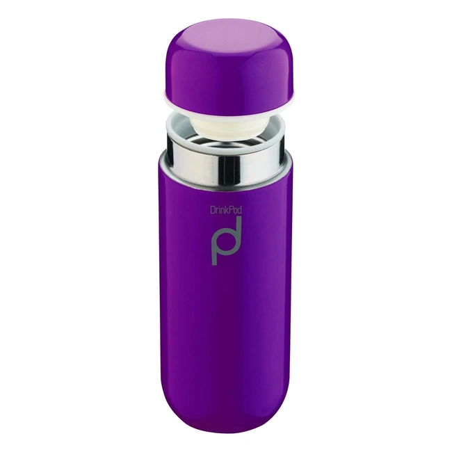 Thermos Isolato Sottovuoto Grunwerg HCF200PU, Acciaio Inox Viola, 200ml