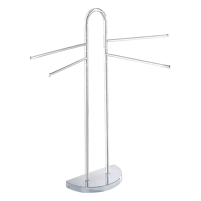 Piantana Portasalviette Cosenza - Wenko - Ref. 123456 - Bracci Mobili - Acciaio