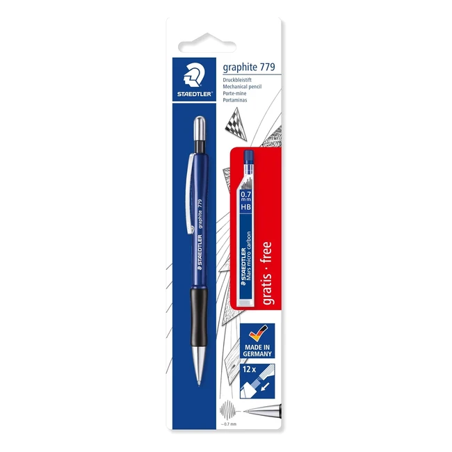 Portaminas Staedtler 779 de 07 mm - Tubo de minas gratis