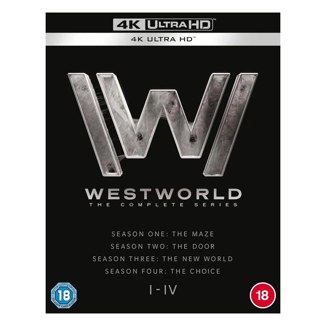 Westworld Complete Series 4K Ultra HD - Region Free | 2022
