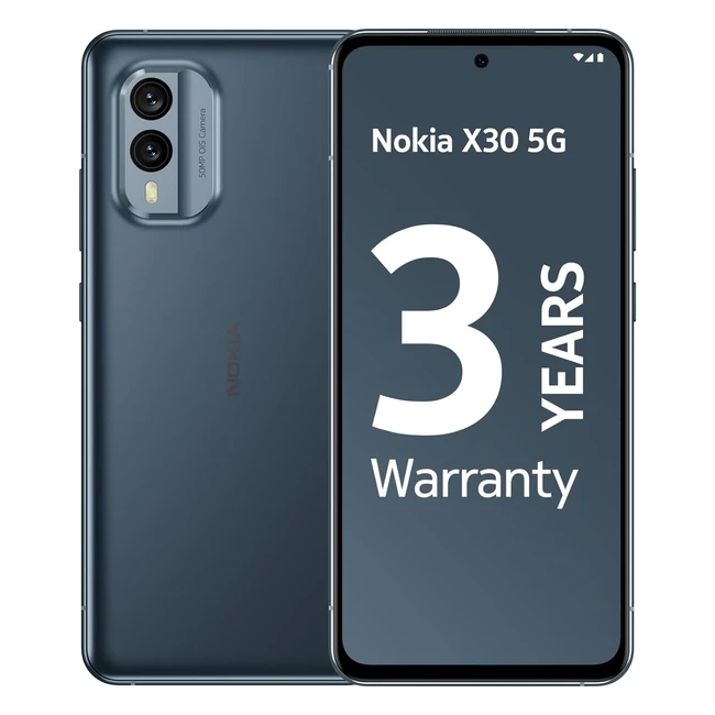 Nokia X30 5G Smartphone 6GB RAM 128GB ROM 643 FHD AMOLED Display