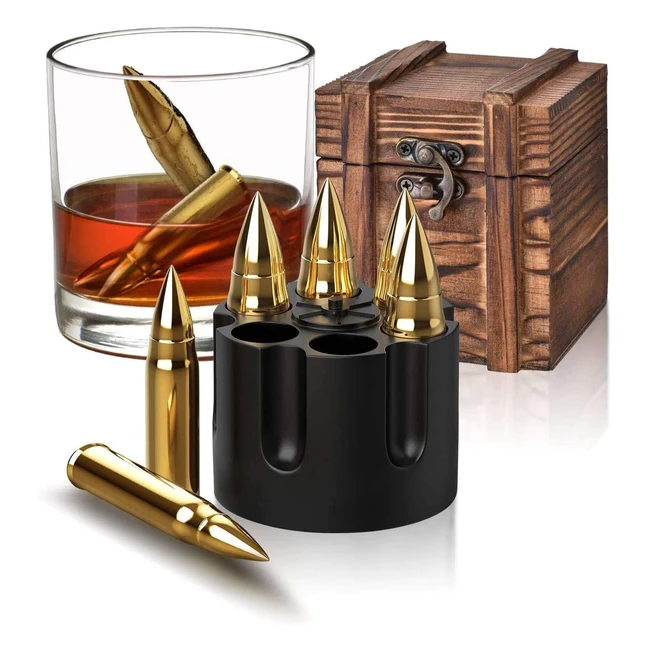 Whiskey Stones Set - Unique Gifts for Men - Christmas Stocking Filler - Cool Gadgets