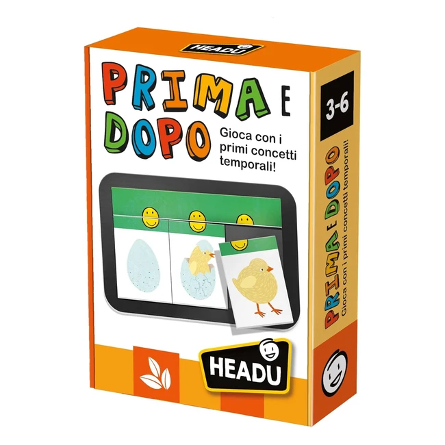 Juego educativo Headu Antes y Después - Tormenta IT25442 | Niños 3-6 años